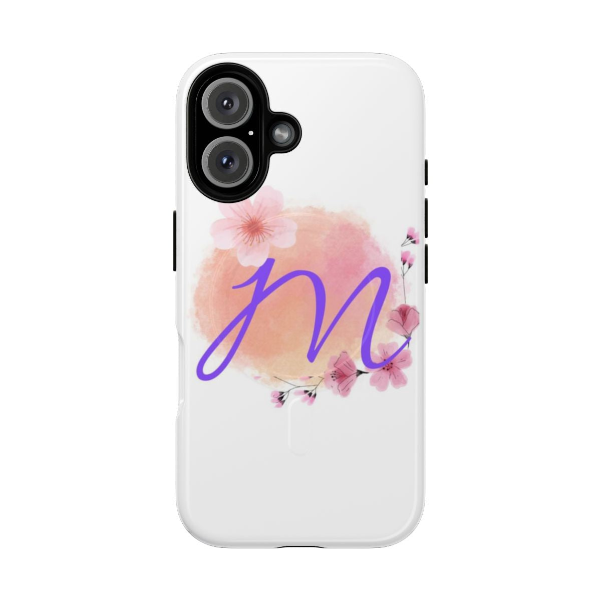 Personalized M monogram iPhone case