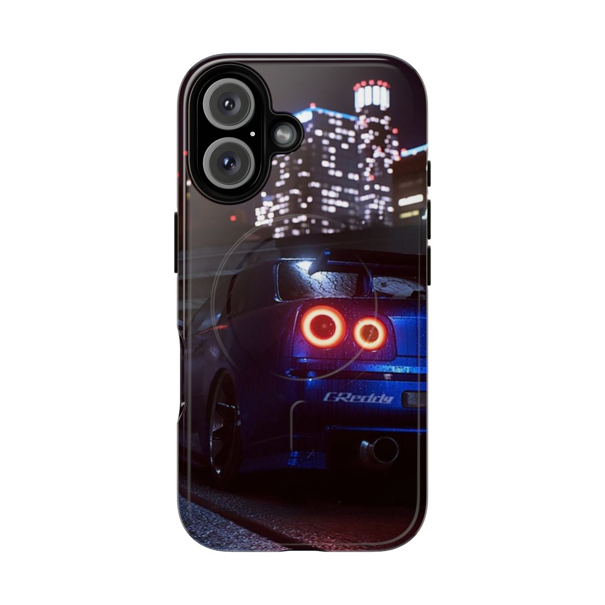 Nissan Skyline R34 inspired magnetic tough phone case