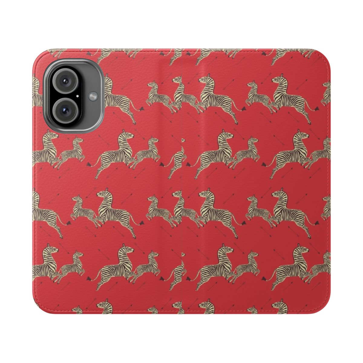 Royal Tenenbaums-inspired Margot Tenenbaum flip phone case featuring the iconic Wes Anderson film character