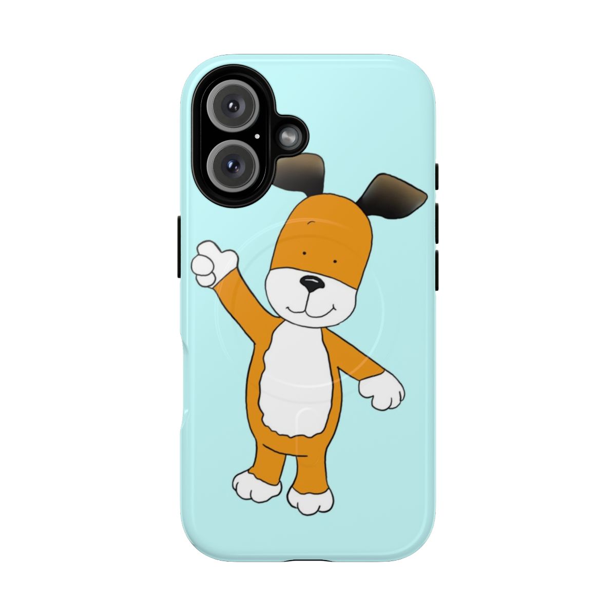 Kipper Magnetic Tough Cases featuring a cute orange dog cartoon character