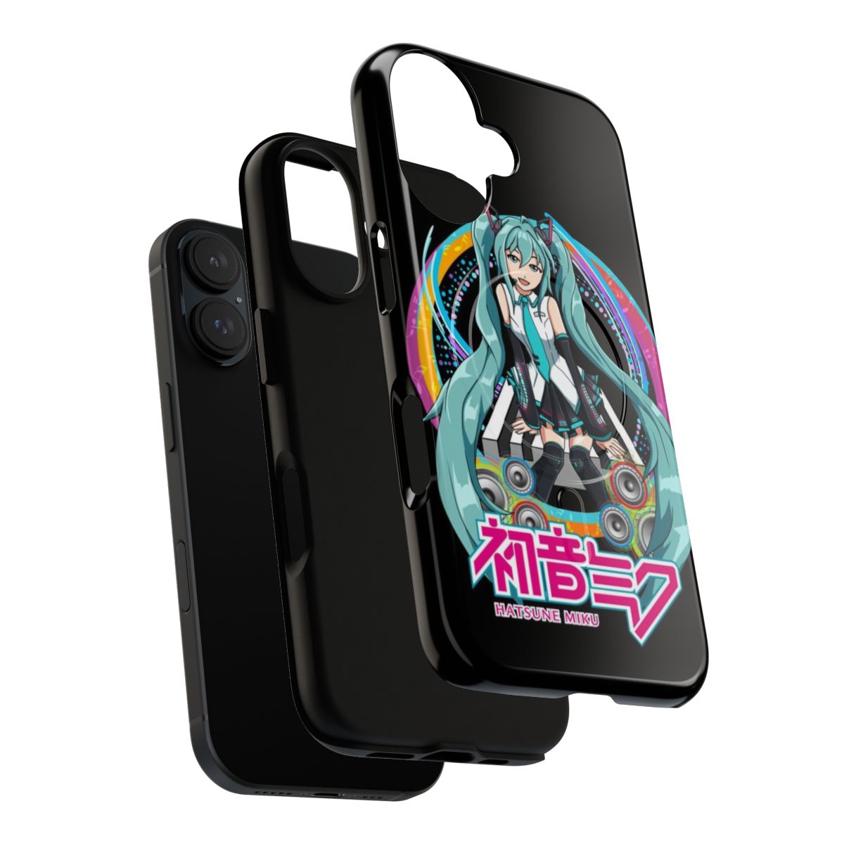 Stylish Hatsune Miku inspired Vocaloid anime and manga phone case - Layers