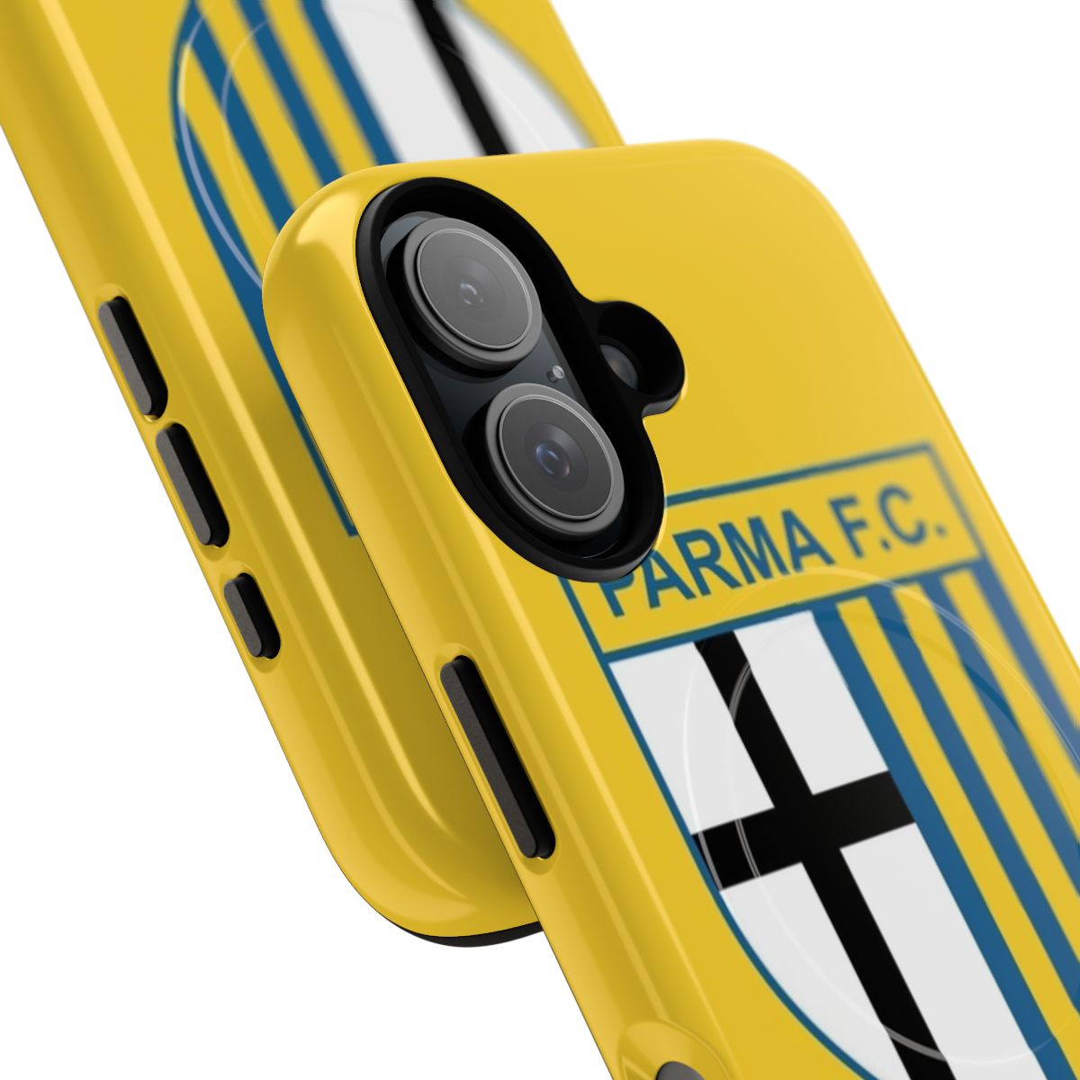 Magnetic phone case featuring the Parma football club logo and colors. - Detail