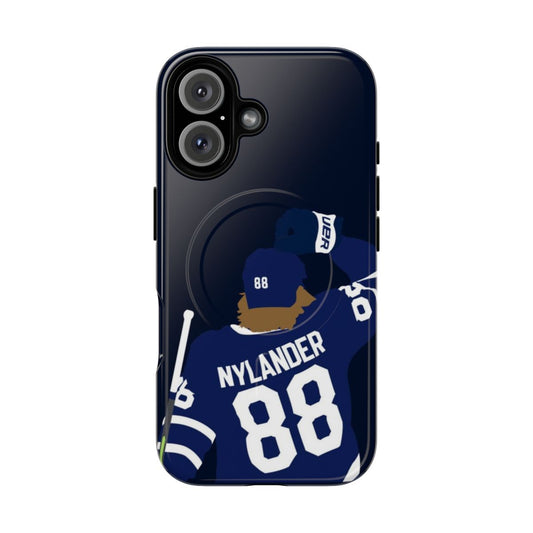 Magnetic tough phone case featuring the Toronto Maple Leafs and player William Nylander