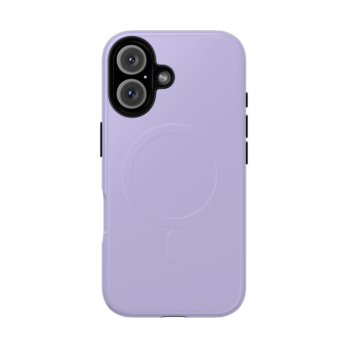 Lavender magnetic tough phone case with artistic, geometric design