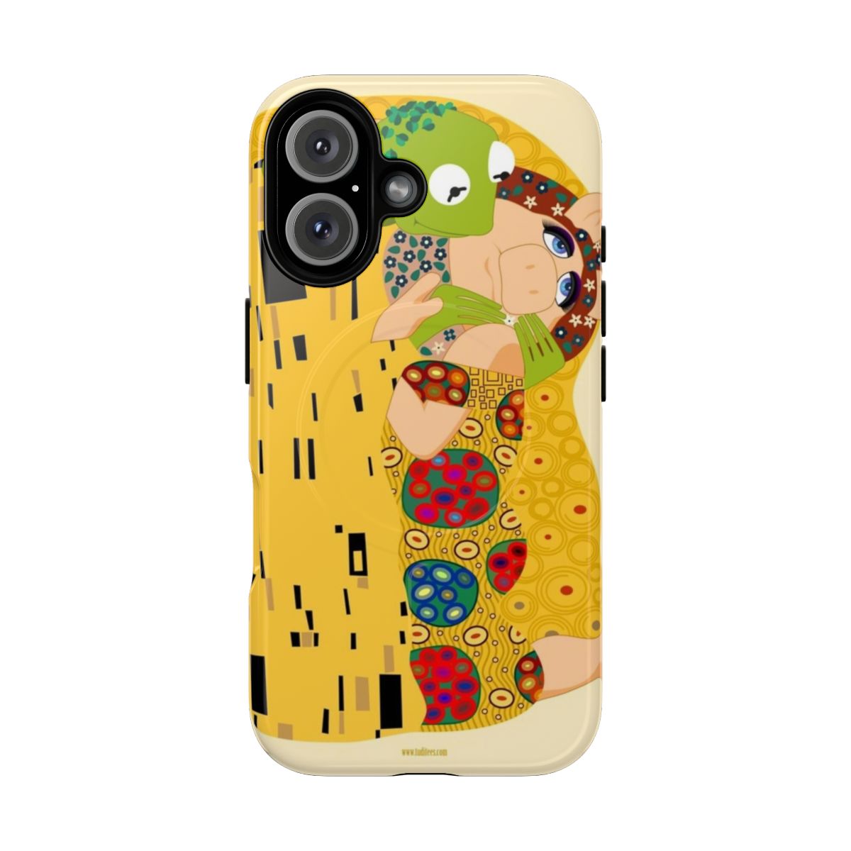 Klimt-inspired Muppets artwork on a magnetic phone case