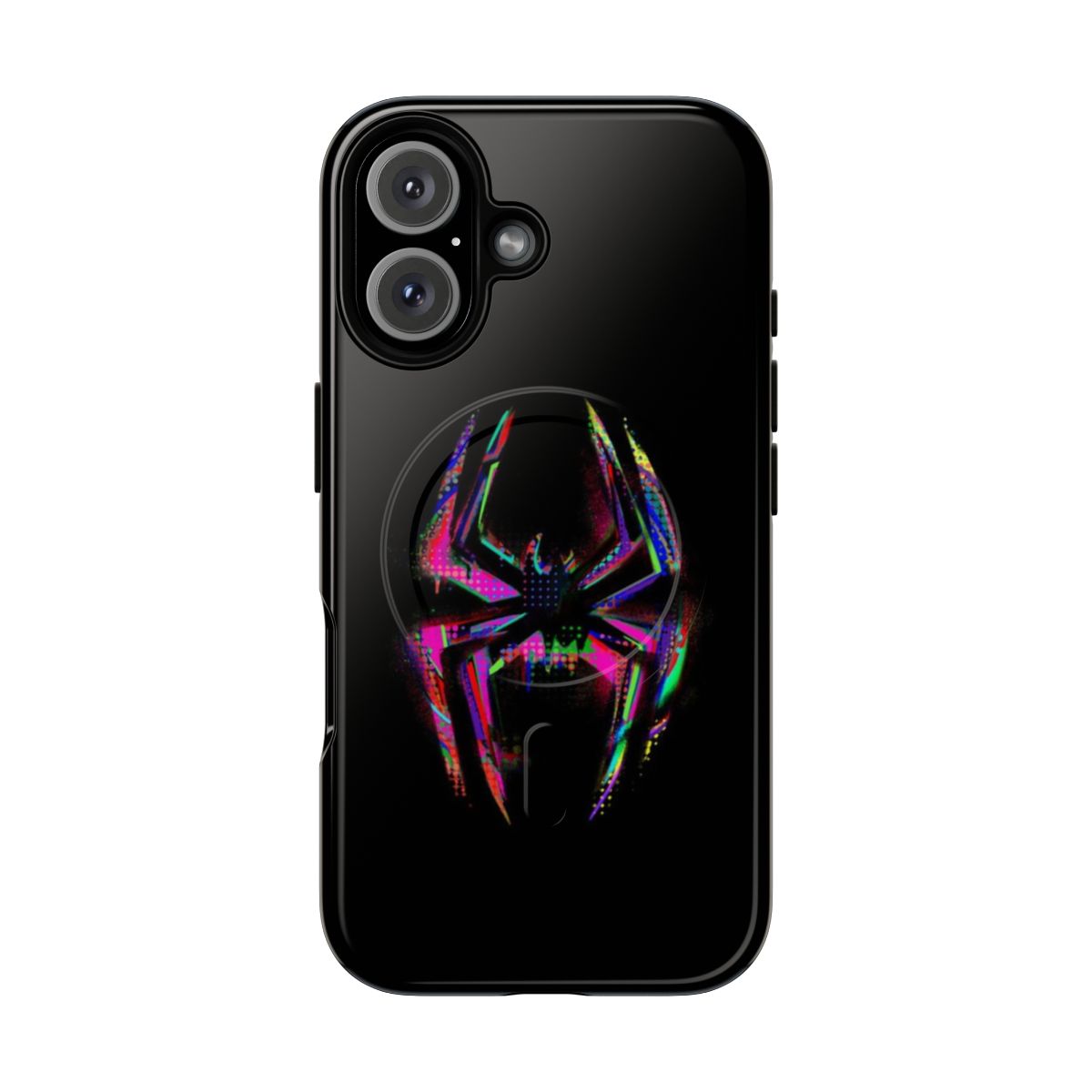 Magnetic Tough Spider-Verse Inspired Phone Case with Miles Morales, Spider-Gwen, and Peter Parker