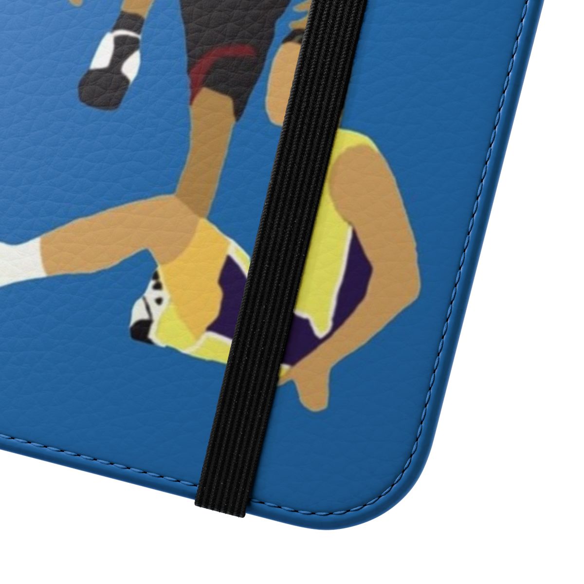 Basketball phone case featuring Allen Iverson's iconic 'step over' moment against Tyronn Lue - Close Up