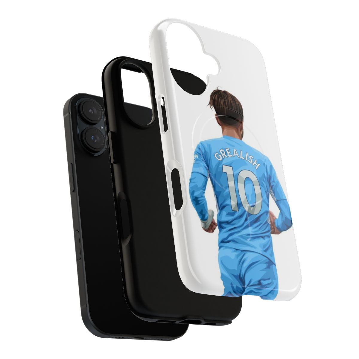 Magnetic Tough Phone Case with Jack Grealish Inspired Vector Art - Layers