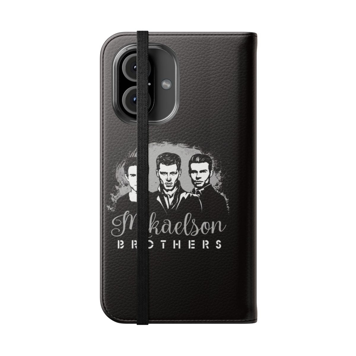 Mikaelson Brothers Inspired Flip Phone Case for Smartphones - Folded Front