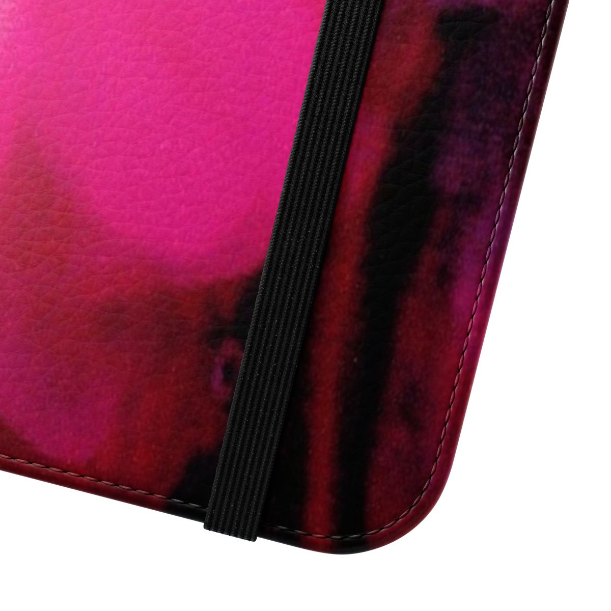 Pink flip cover phone case inspired by the album Loveless - Close Up