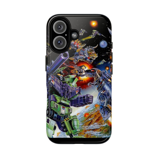 Retro G1 Transformers-inspired magnetic tough phone case