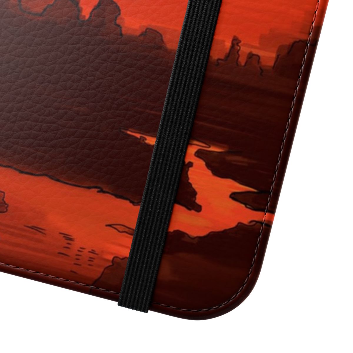 Apocalypse Now Inspired Illustration Flip Phone Case - Close Up