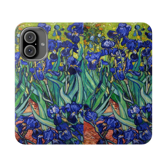 Irises phone case featuring the iconic artwork by Vincent van Gogh