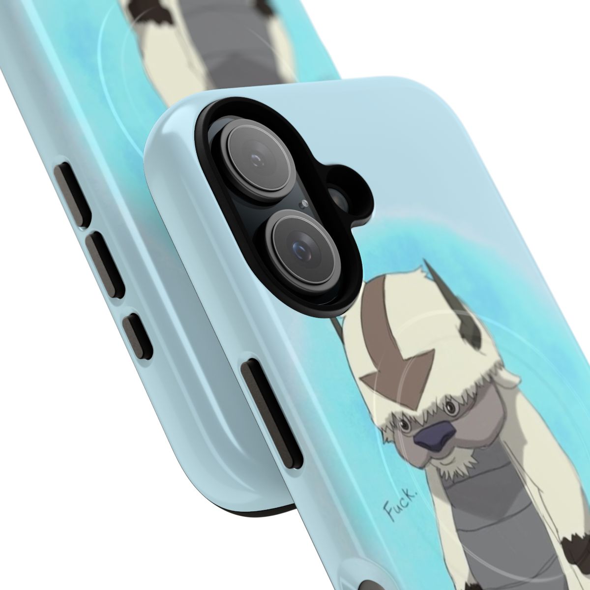 Magnetic tough phone case featuring the sky bison Appa from Avatar: The Last Airbender - Detail