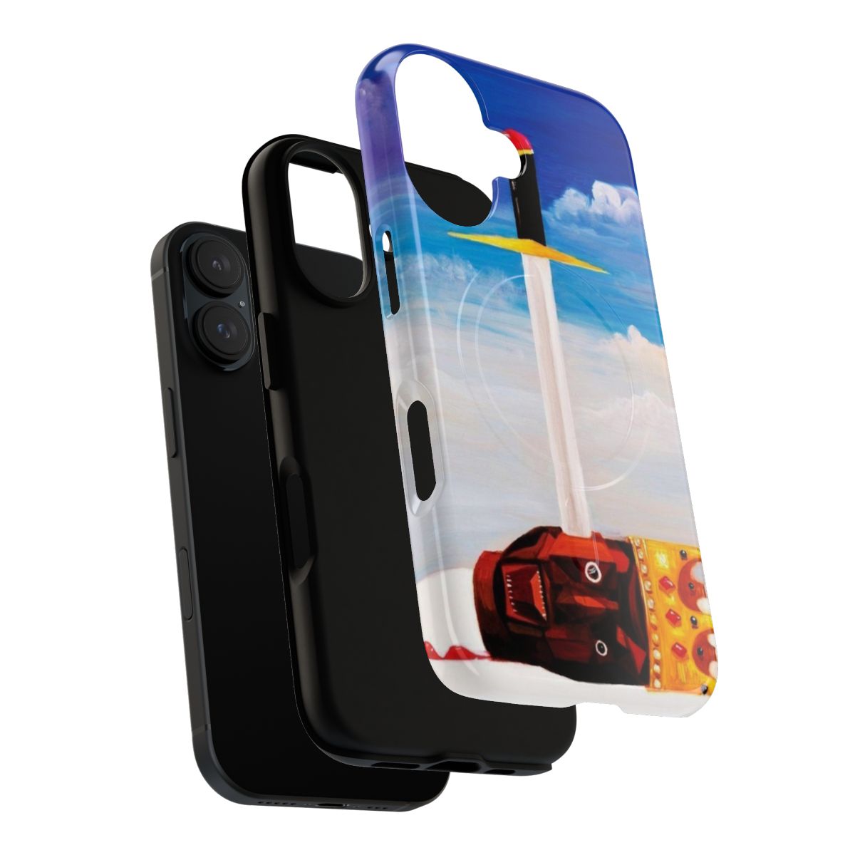 Magnetic tough phone case featuring the MBDTF album cover design - Layers