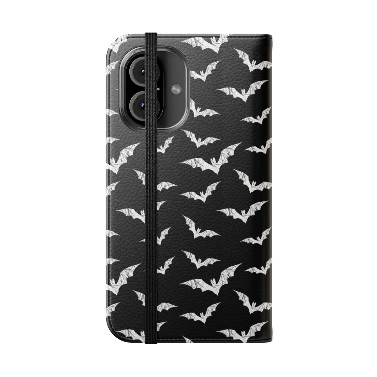 Bats pattern gothic-style phone case cover - Folded Front