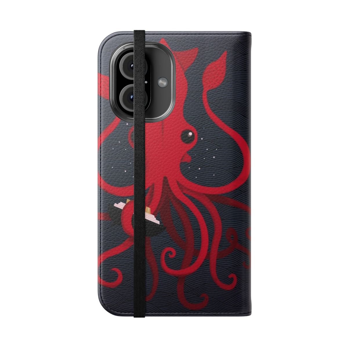 Nautical Kraken Phone Case - Protective Cover for [device name] - Folded Front