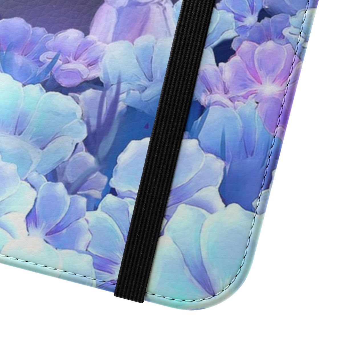 Elips Flowers Inspired Flip Cover Phone Case for FFXIV Fans - Close Up