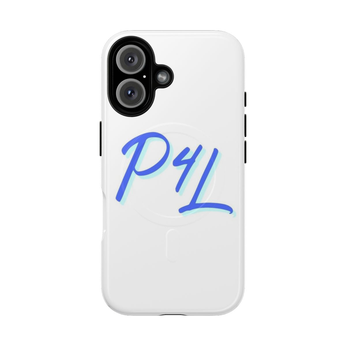 Magnetic tough phone case with blue and white Outer Banks JJ tattoo design