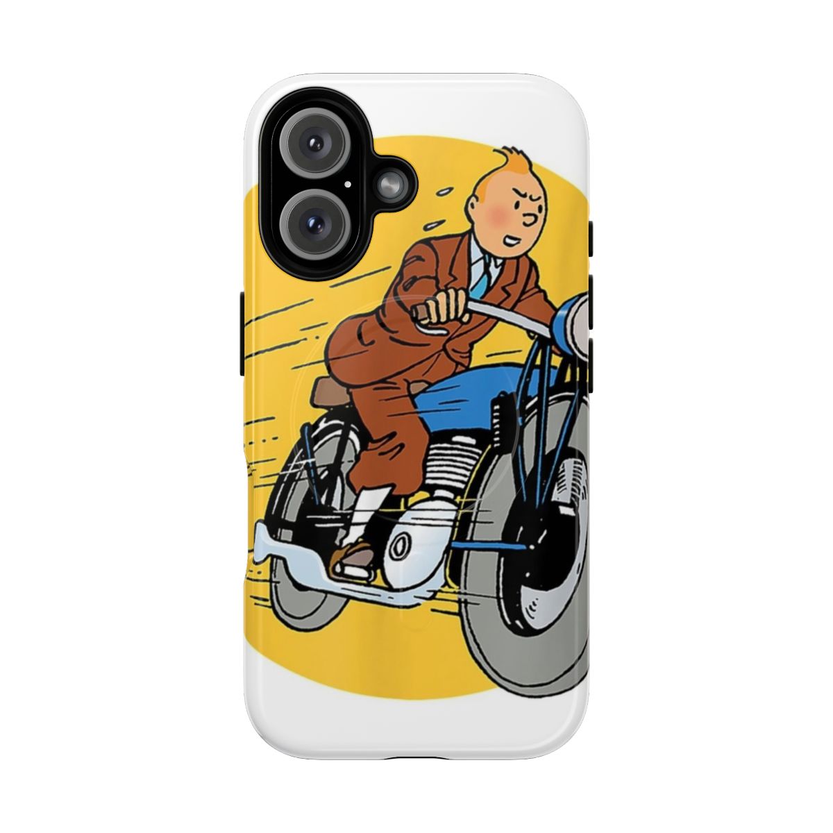 Tin-Tin adventure-themed magnetic tough phone case