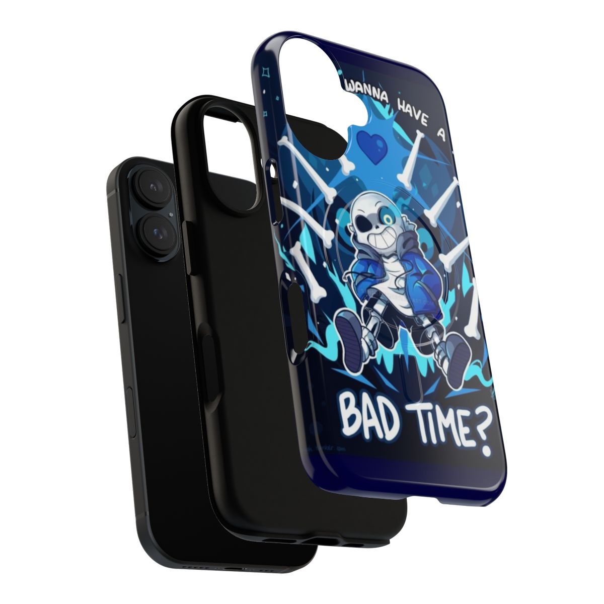 Undertale-themed magnetic tough phone case - Layers