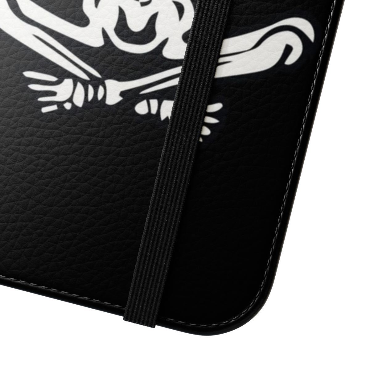 Heavy metal skull flip phone case - Close Up