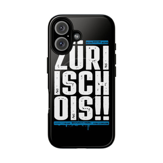 Magnetic tough phone case with Zurich football club (FCZ) and Südkurve design