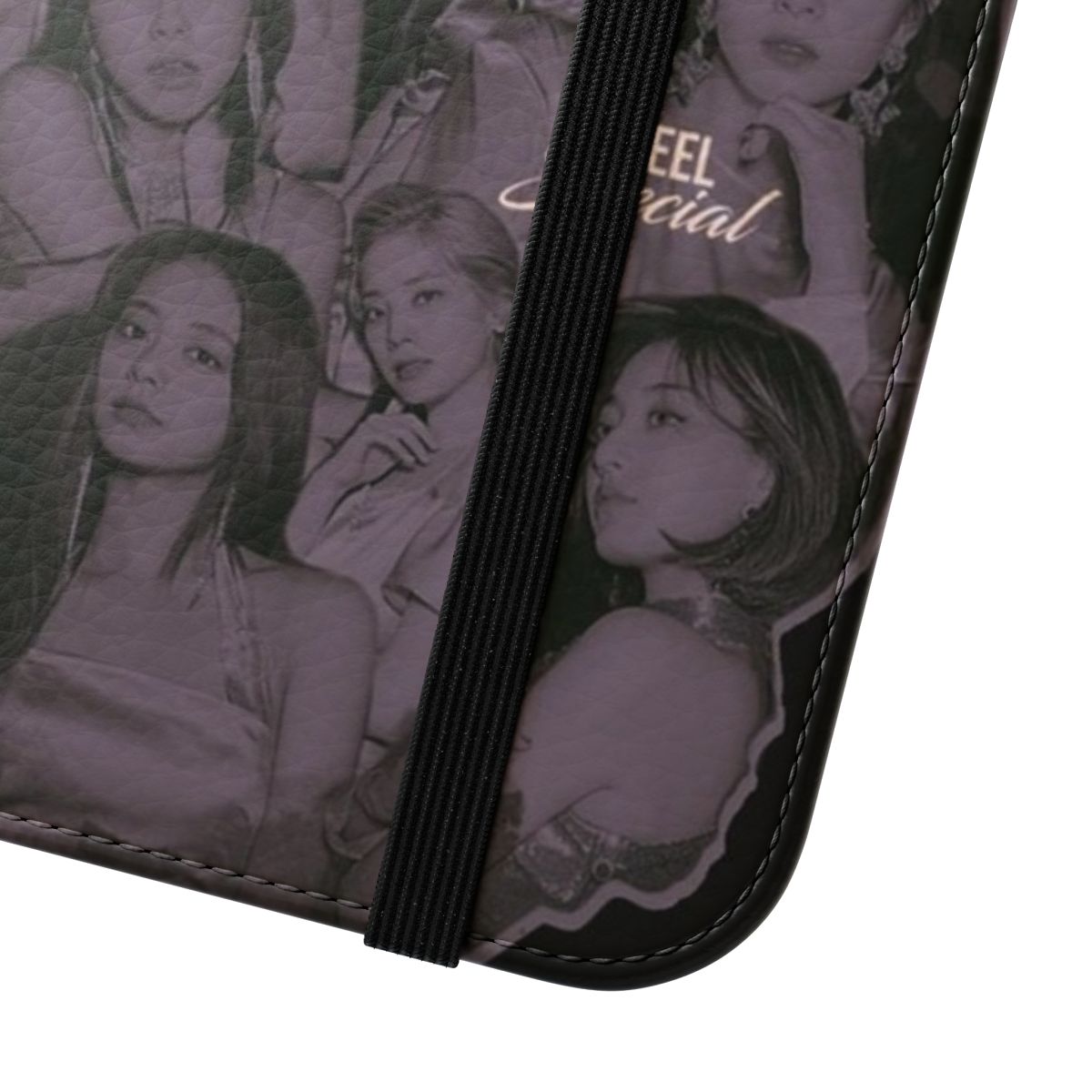 Twice inspired Feel Special themed flip cover phone case - Close Up