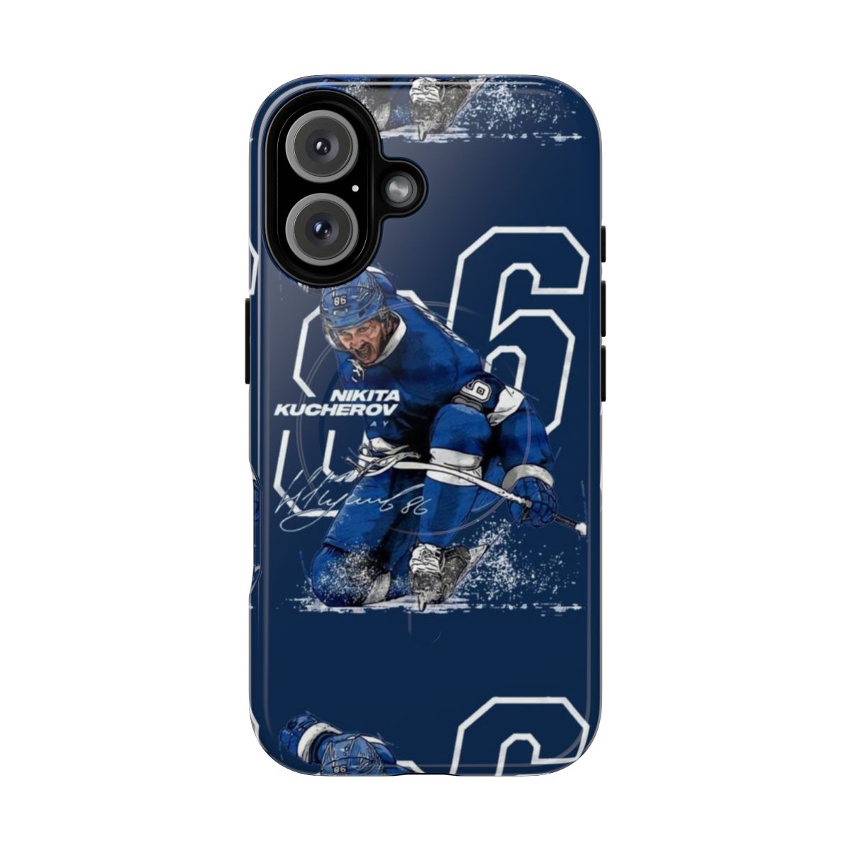 Nikita Kucherov themed phone case for Tampa Bay Lightning fans