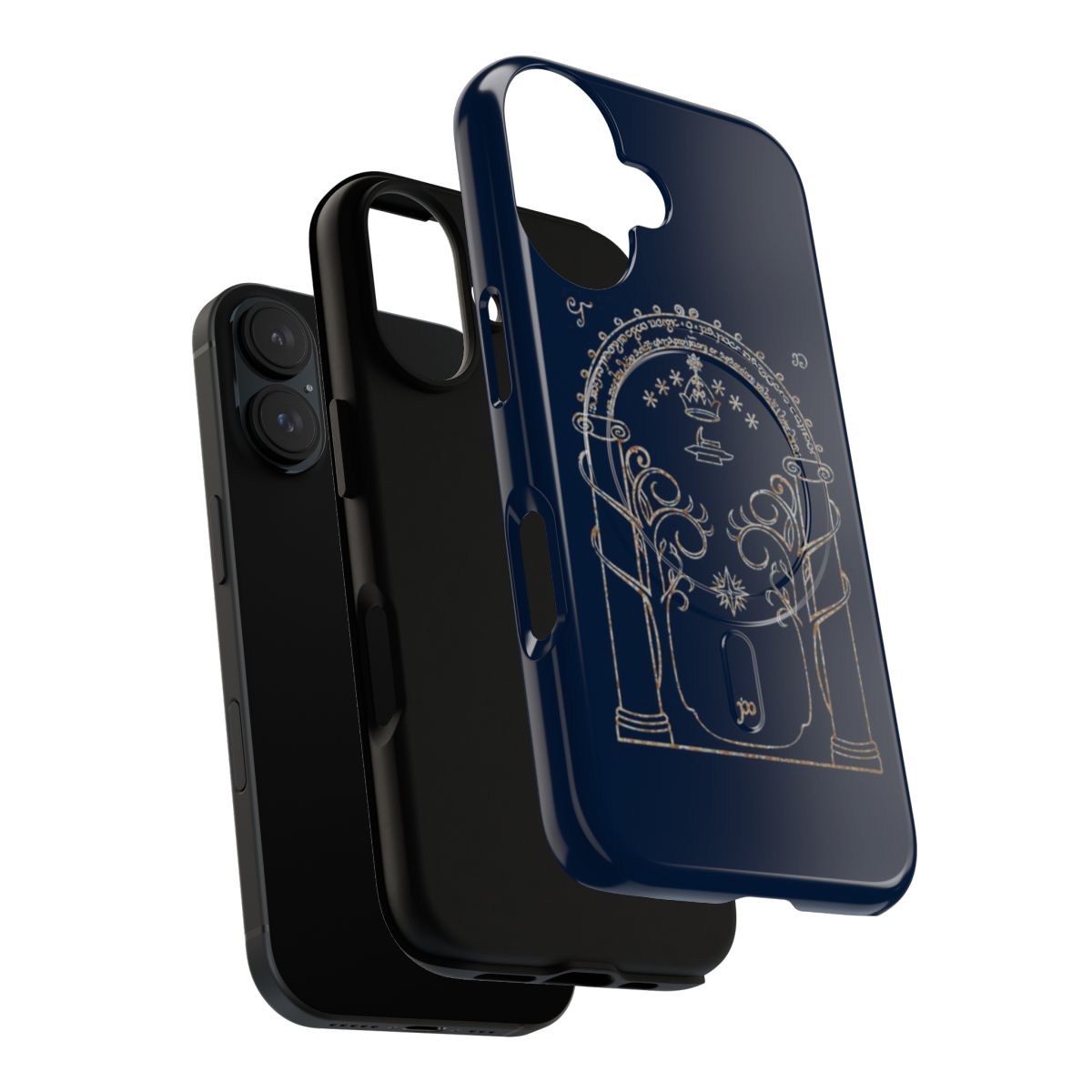 Magnetic tough phone case featuring the Gates of Moria from Lord of the Rings - Layers