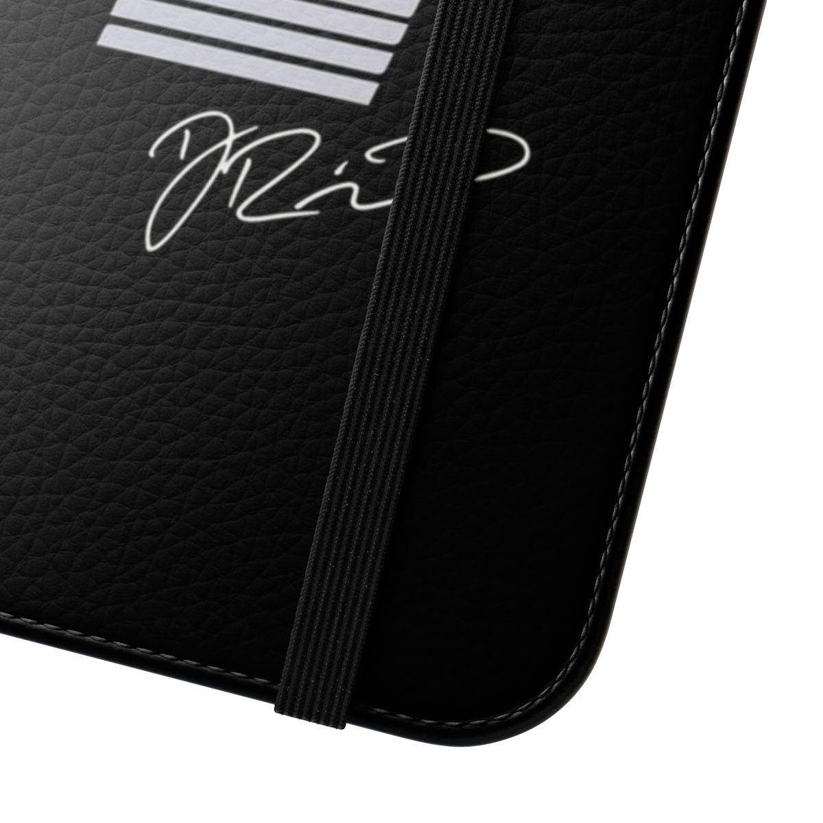 Minimalist phone case design featuring a vintage-style illustration of Daniel Ricciardo's Formula 1 car - Close Up