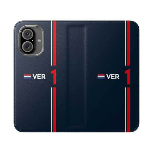 Motorsport inspired F1 2022 phone case with Max Verstappen design