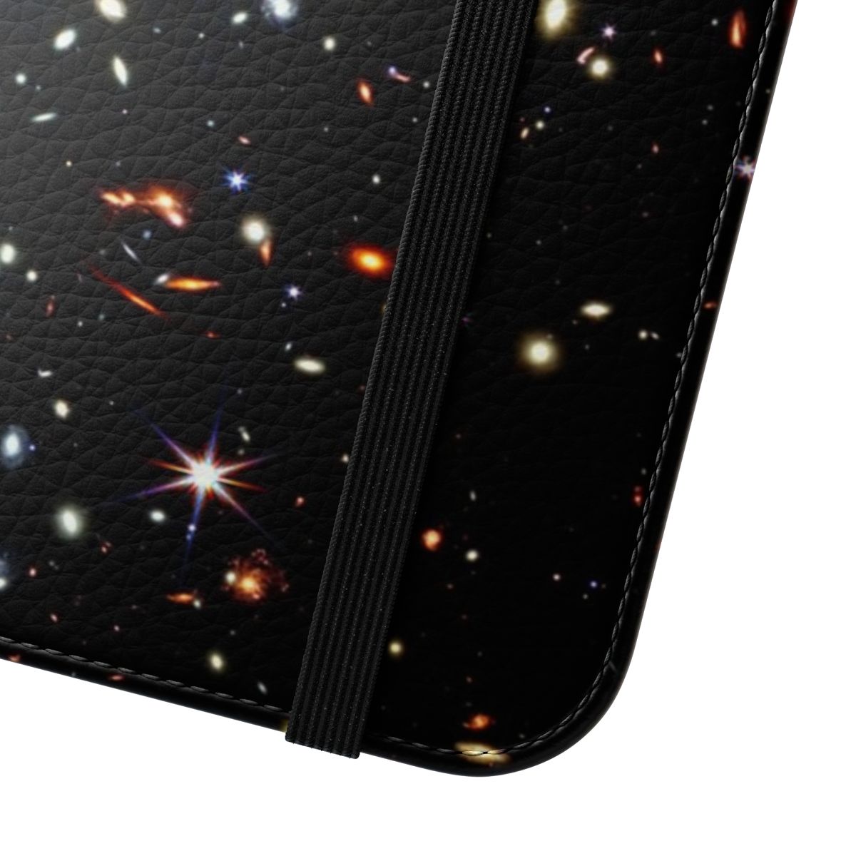 Deep Field Space Flip Phone Case featuring the stunning first image from the James Webb Space Telescope - Close Up