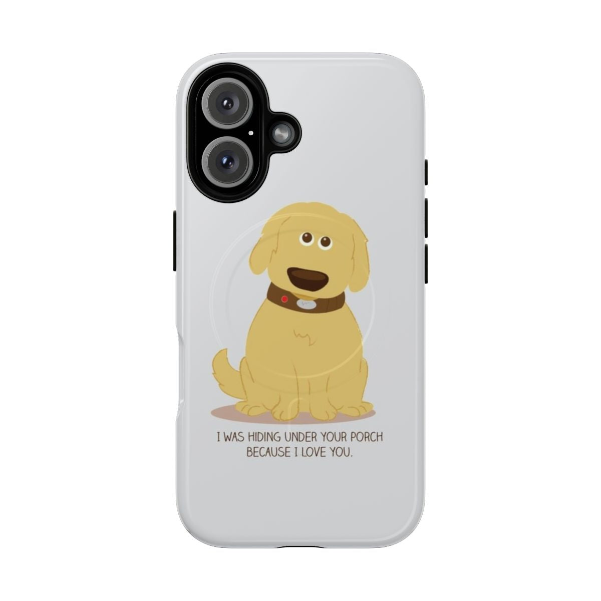 Puppy Love Magnetic Tough Phone Case featuring the beloved Pixar character Dug from the movie Up