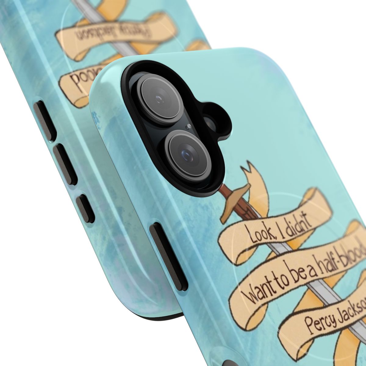 Magnetic tough phone case with Percy Jackson-inspired artwork - Detail