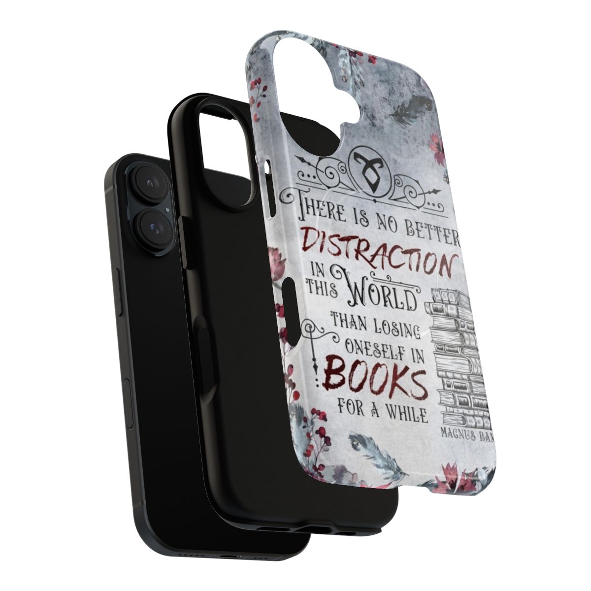 Magnetic Shadowhunters-themed phone case with a cozy, winter-inspired design - Layers