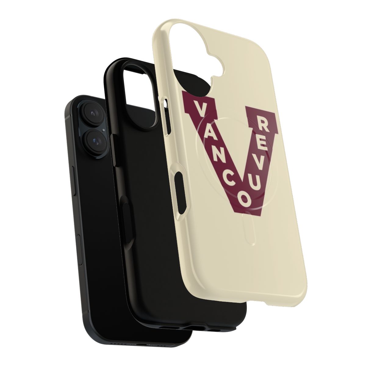 Vintage-inspired phone case featuring the defunct Vancouver Millionaires hockey team logo - Layers