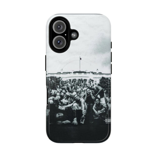 Kendrick Lamar inspired phone case with 'To Pimp a Butterfly' artwork