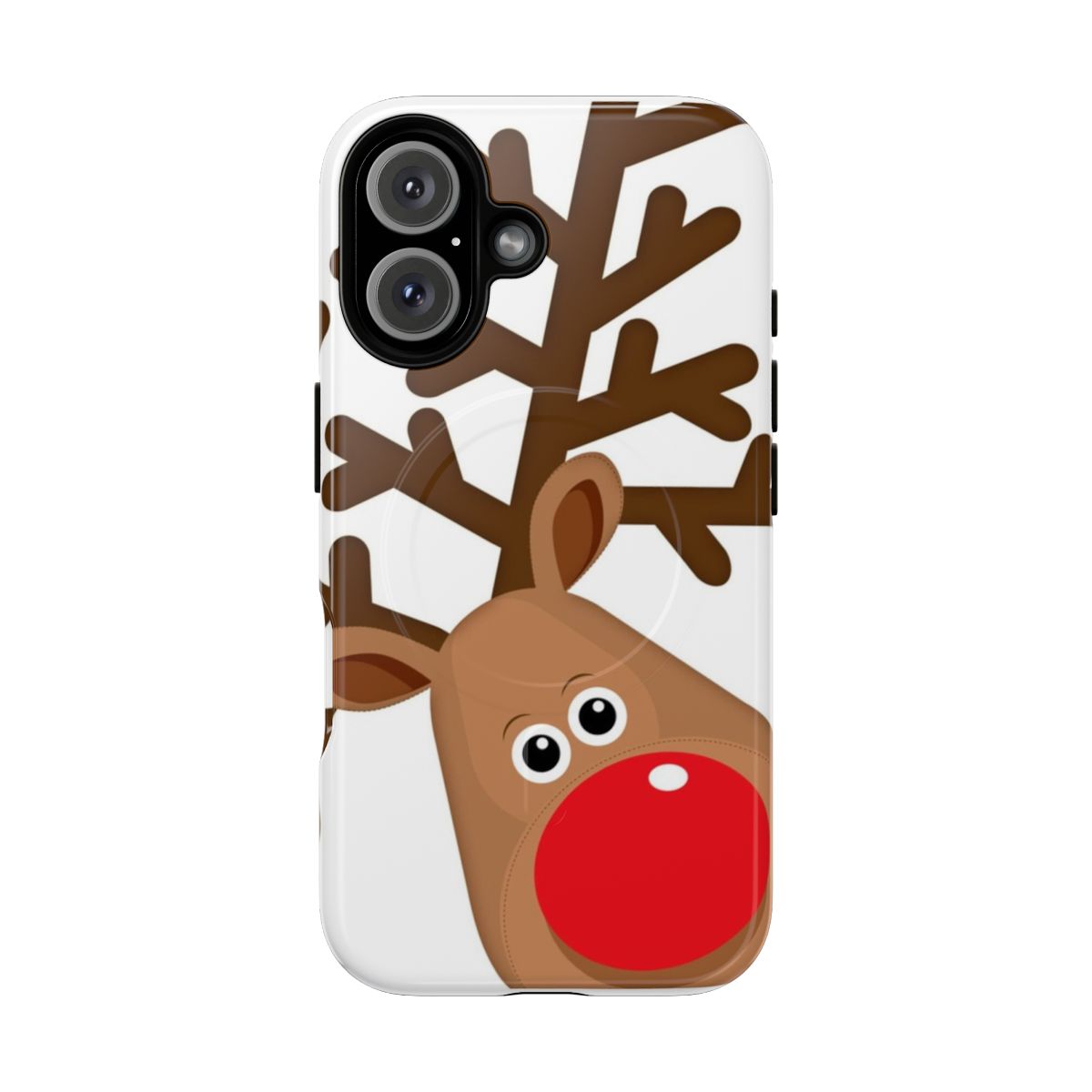 Magnetic Tough Phone Cases with Rudi the Reindeer Design