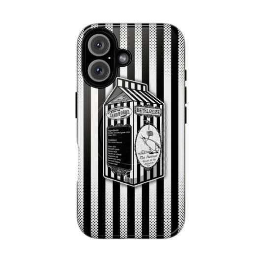 Afterlife-Inspired Magnetic Tough Phone Case with Beetlejuice, Betelgeuse, and Lydia Deetz Imagery