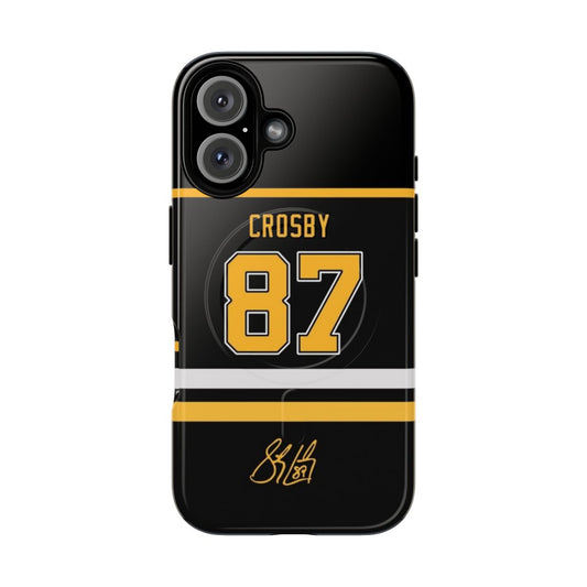 Sidney Crosby 87 Pittsburgh Penguins Magnetic Tough Phone Case