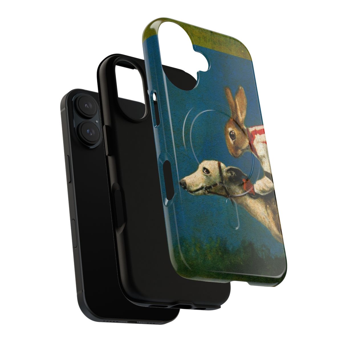 Whippet Racer Magnetic Tough Phone Case - Layers