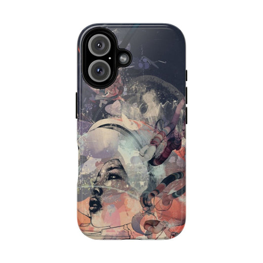 Abstract and artistic phone case with a modern, minimalist design