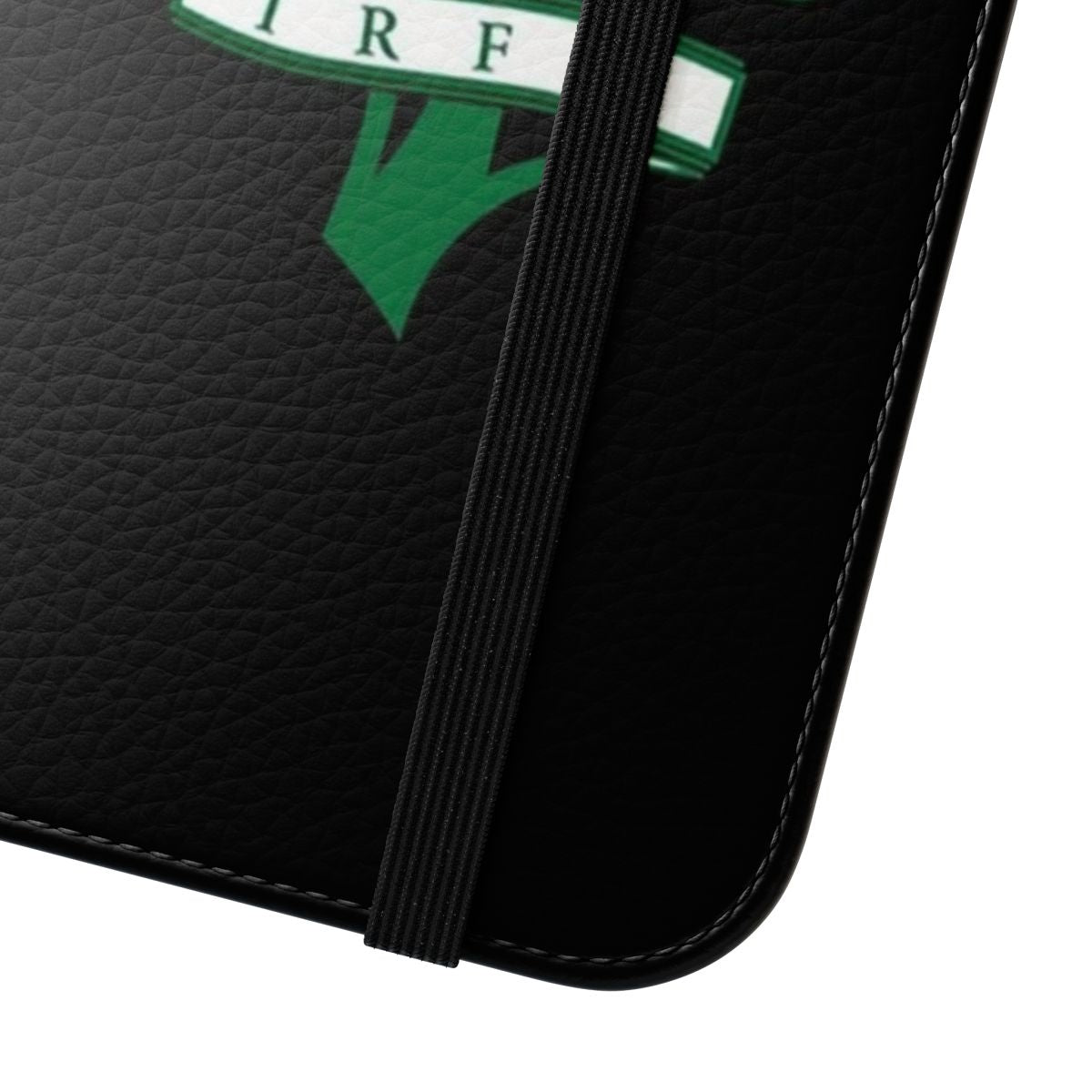 Sleek and durable phone case cover featuring an Ireland rugby union inspired design. - Close Up