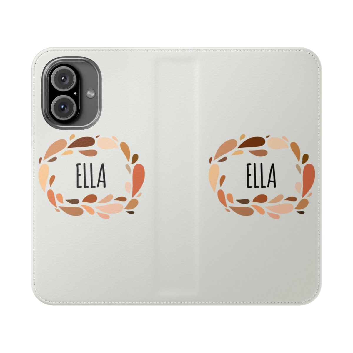 Personalized phone case with the name "Ella" in a stylish design.