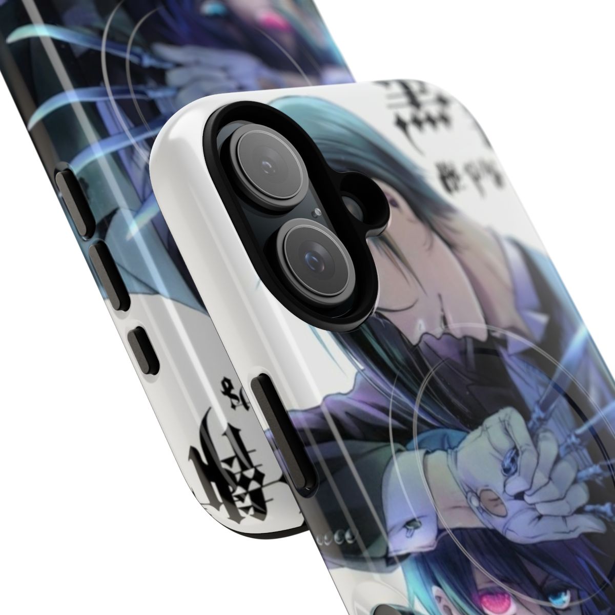 Magnetic tough phone case featuring the Black Butler anime series - Detail