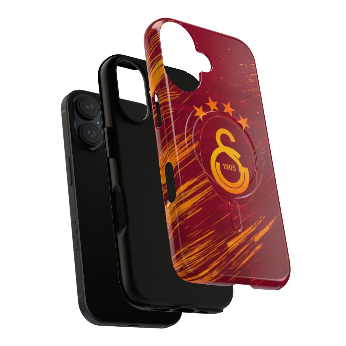 Galatasaray-inspired magnetic tough phone case with vivid design - Layers