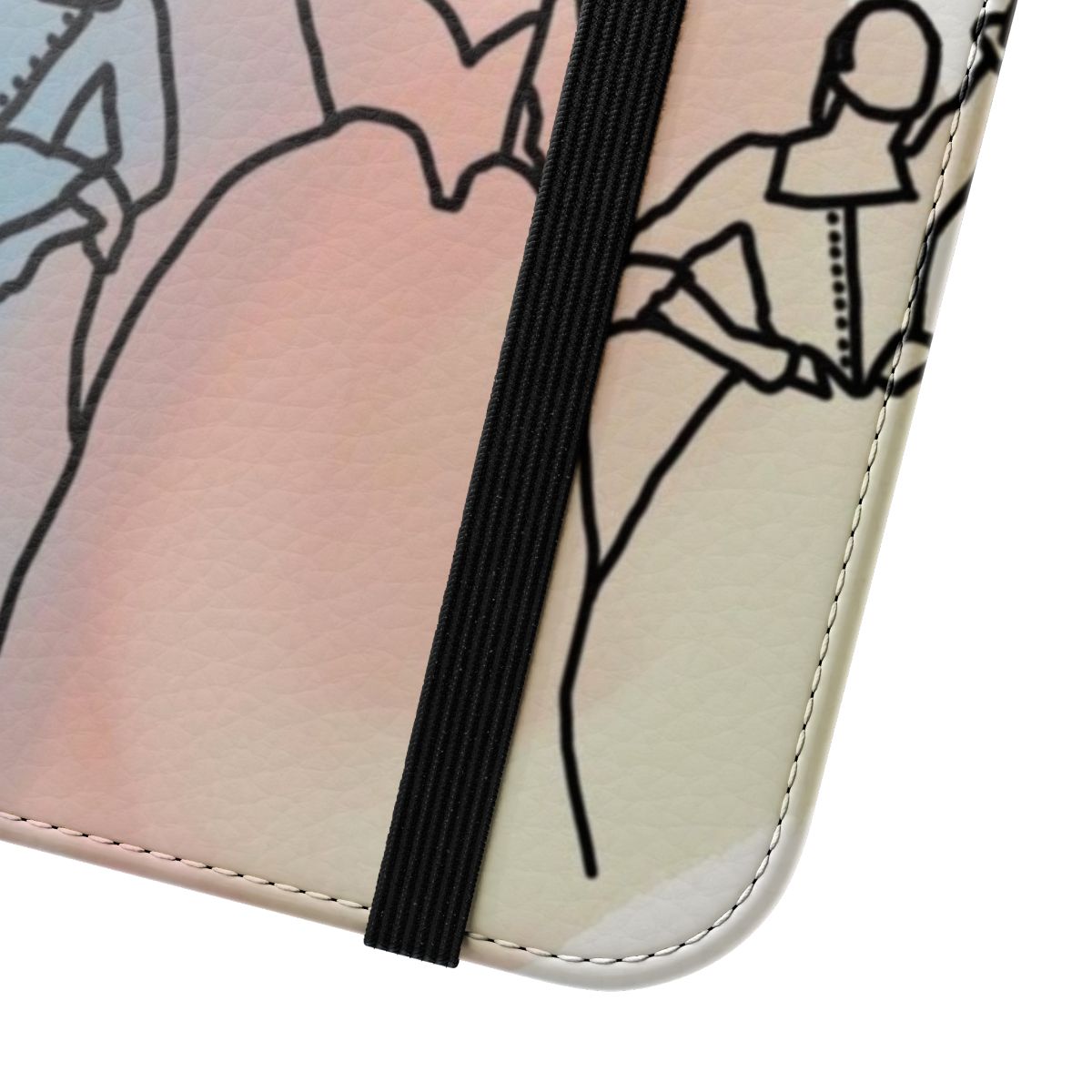 Flip cover phone case featuring the Schuyler Sisters design from the hit Broadway musical Hamilton - Close Up