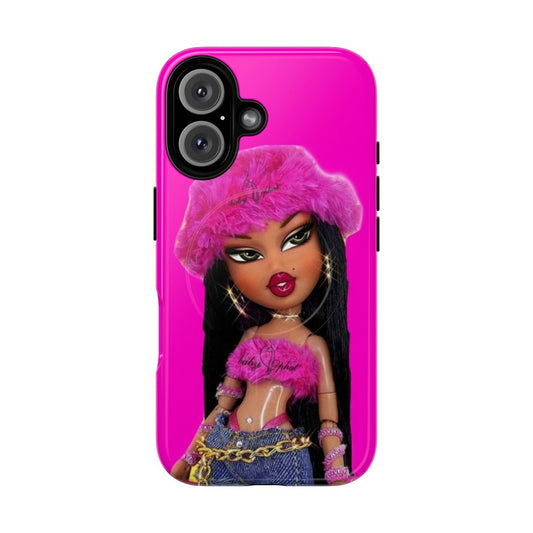 Bratz-inspired magnetic phone case with an aesthetic design