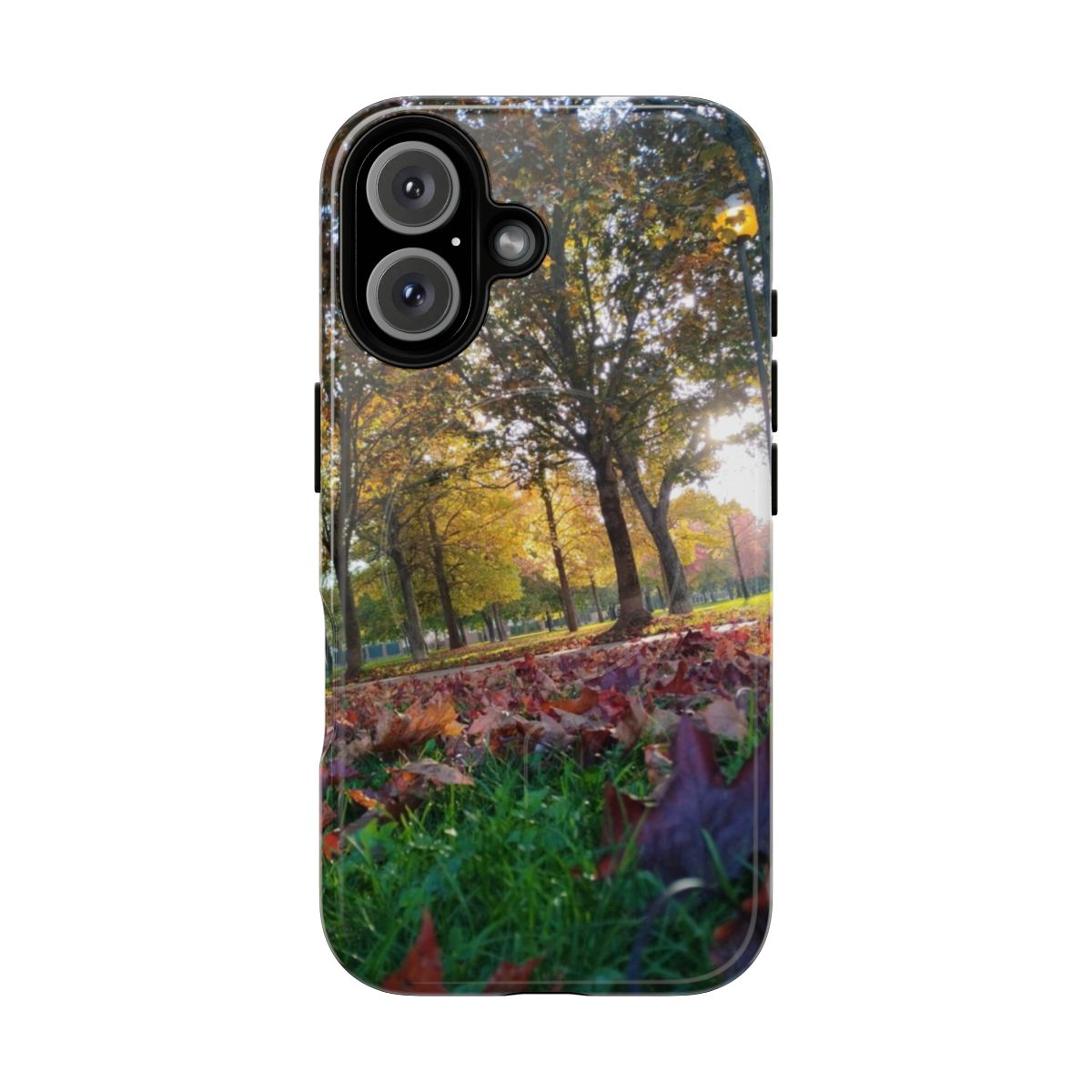 Autumn tree landscape on a magnetic phone case